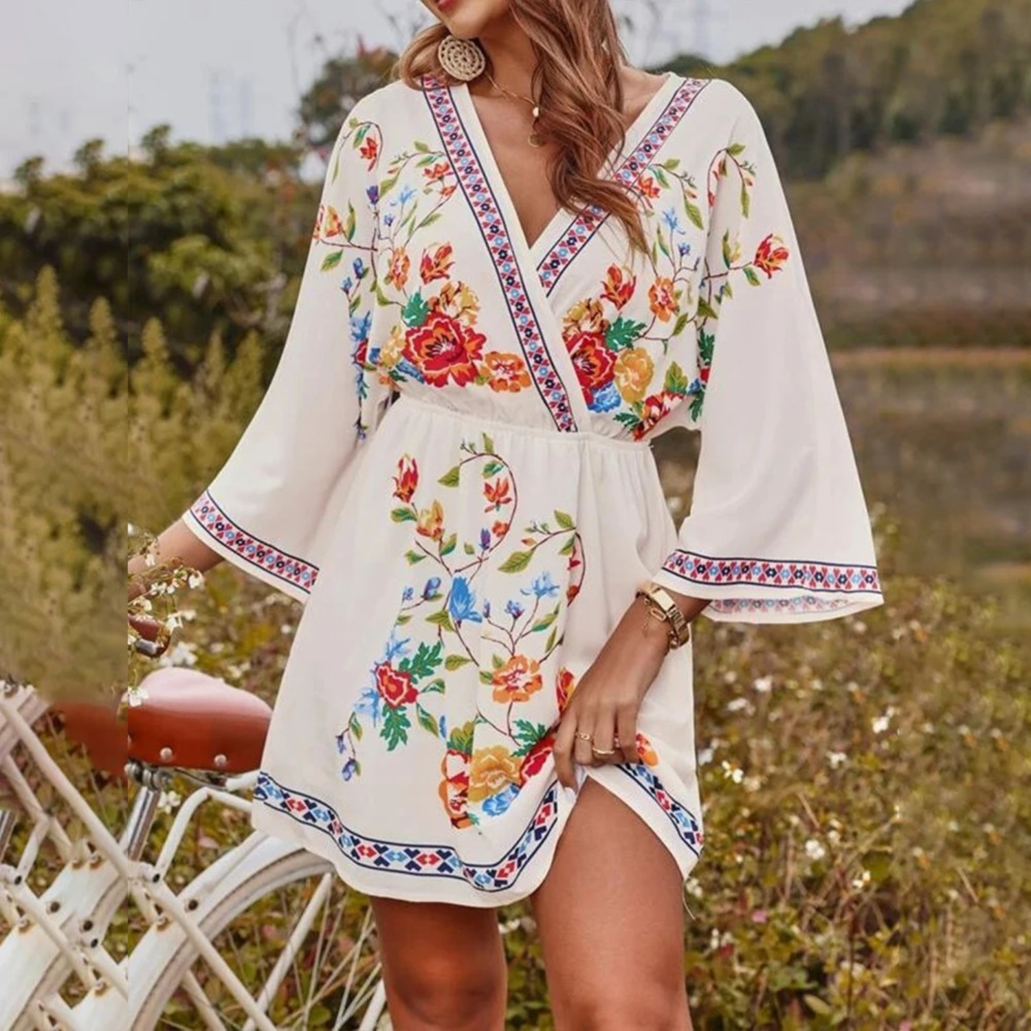 Women's Boho Beach dress | Mini