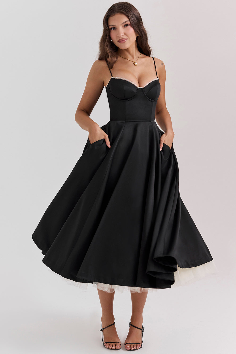 Women's cocktail Wedding guest dress | Midi