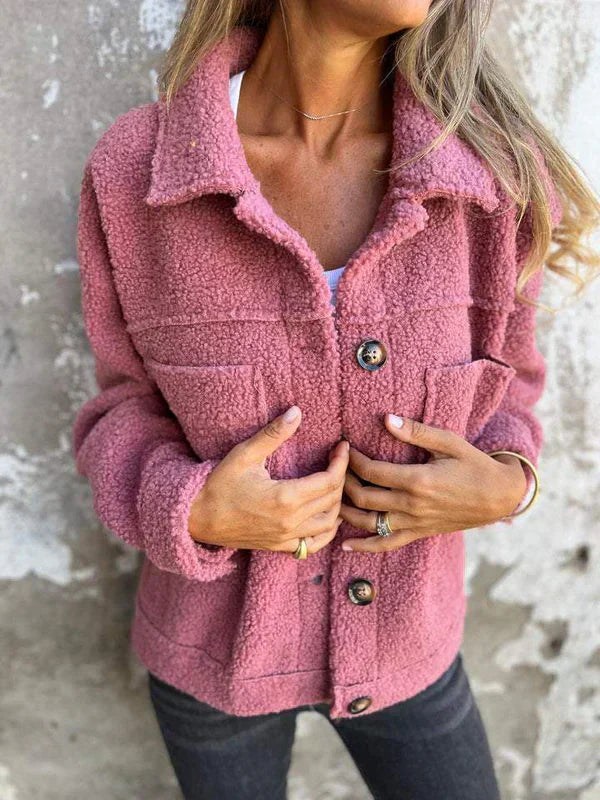 Stylish Winter Jacket with Lapels | Chic