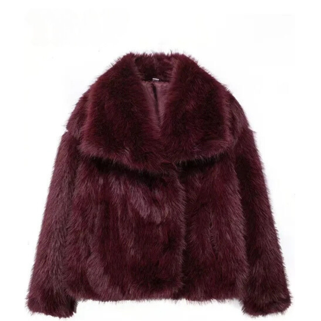 Riley | Women's Fluffy Lightweight Coat | Short