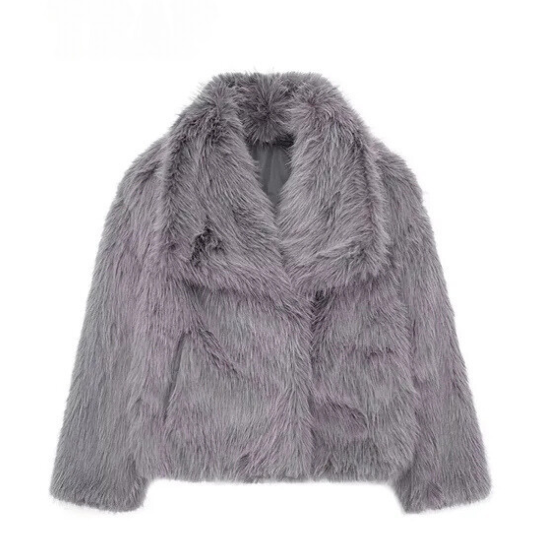 Riley | Women's Fluffy Lightweight Coat | Short