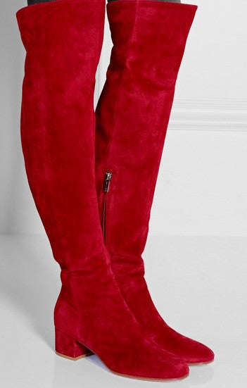 Women's Over-the-knee Heel Boots | Elegant