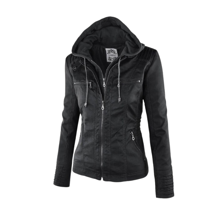 Women's Casual Vegan Jacket | Short