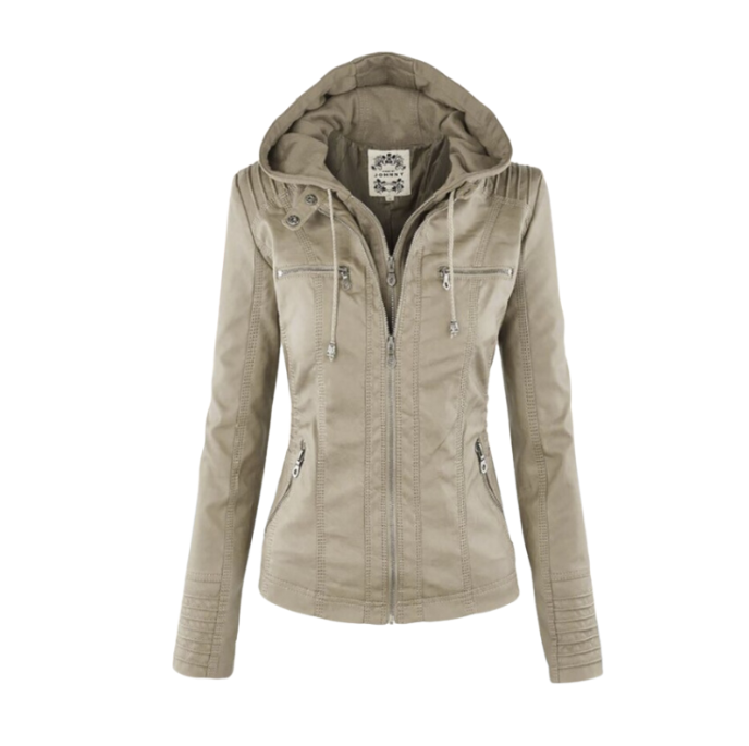 Women's Casual Vegan Jacket | Short