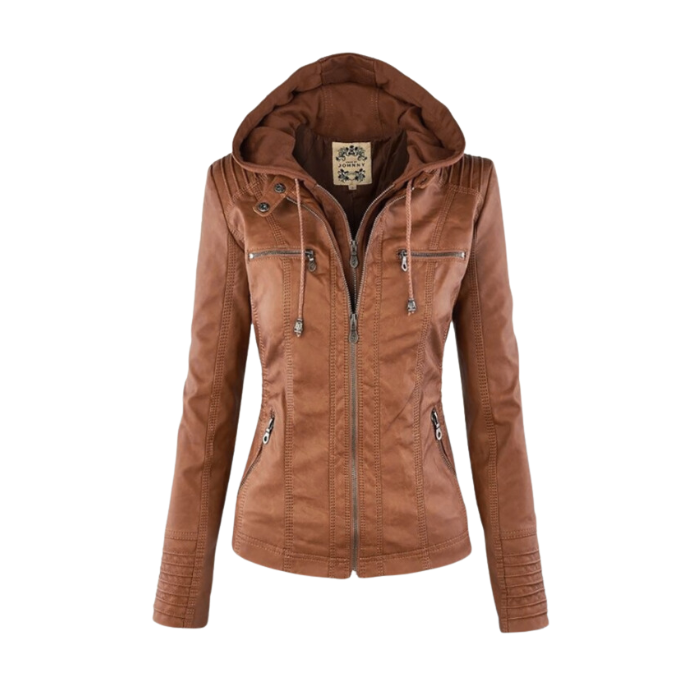 Women's Casual Vegan Jacket | Short