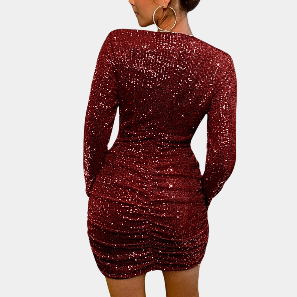 Sharmaine | Women's Fitted Sequin Dress | Mini