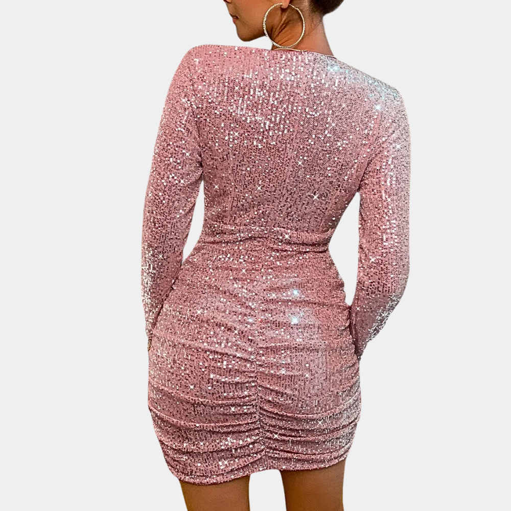 Sharmaine | Women's Fitted Sequin Dress | Mini