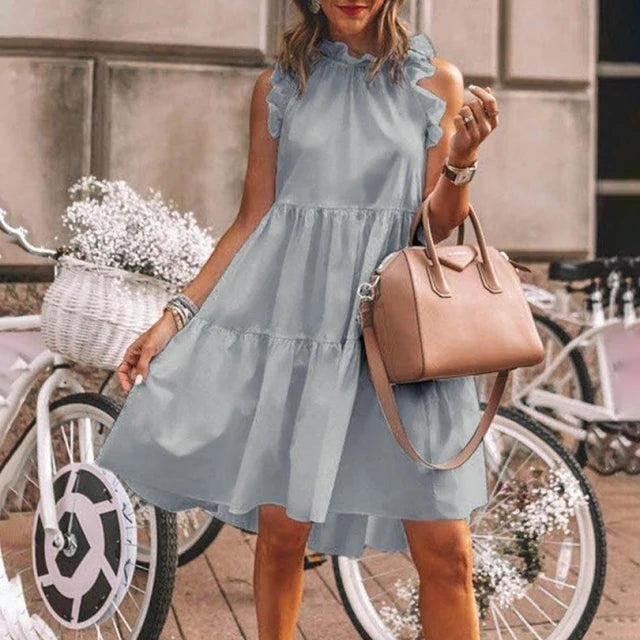 Women's Ruffle Party Dress | Mini