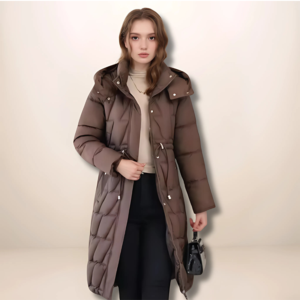 Women's Cozy Winter Trench Coat | Hooded