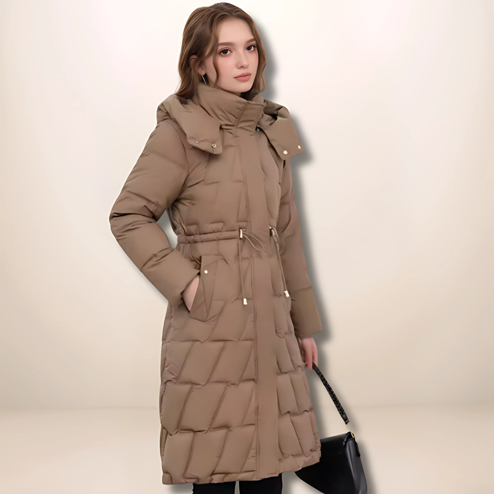 Women's Cozy Winter Trench Coat | Hooded