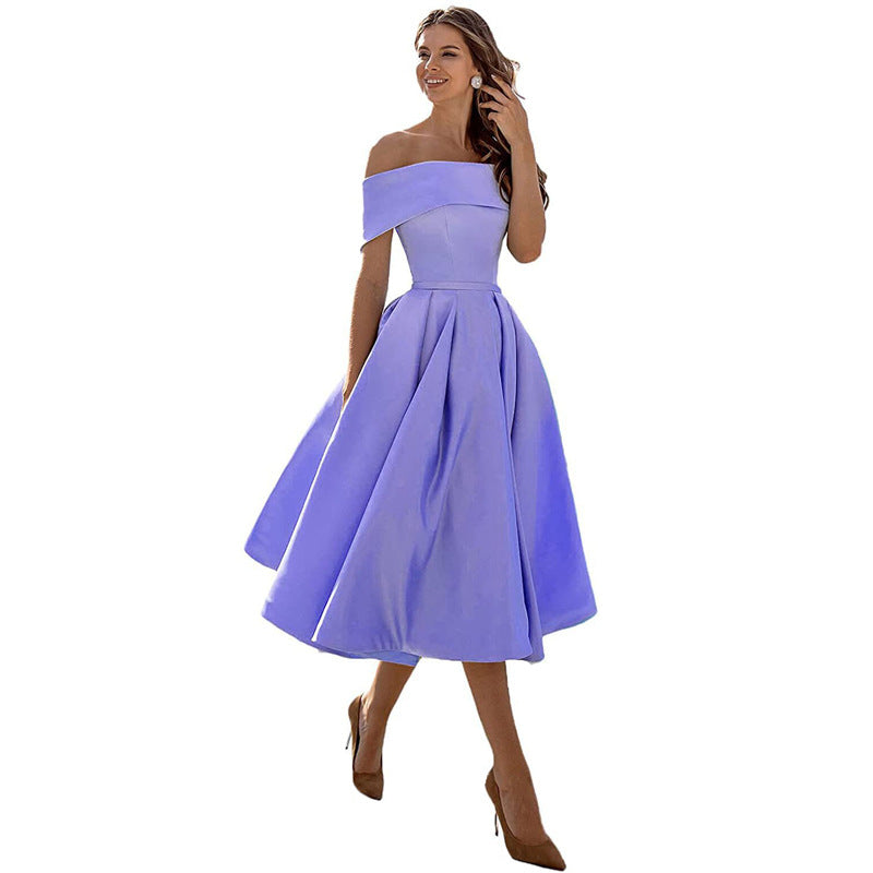 Ophelia | Women's Fancy Off-shoulder Dress | Elegant