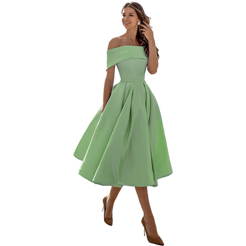 Ophelia | Women's Fancy Off-shoulder Dress | Elegant