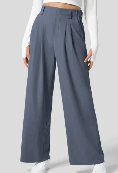 Women's Wide Leg Trousers | High-waisted