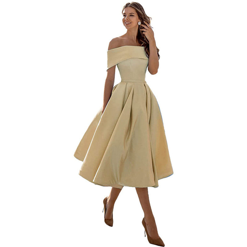 Ophelia | Women's Fancy Off-shoulder Dress | Elegant