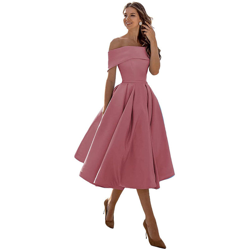 Ophelia | Women's Fancy Off-shoulder Dress | Elegant