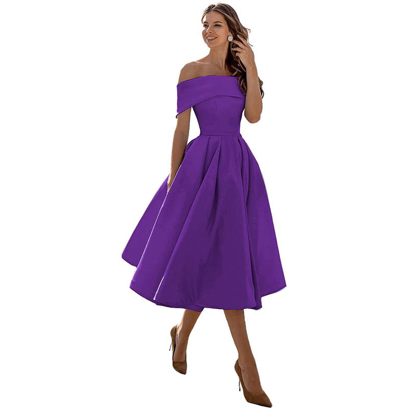 Ophelia | Women's Fancy Off-shoulder Dress | Elegant