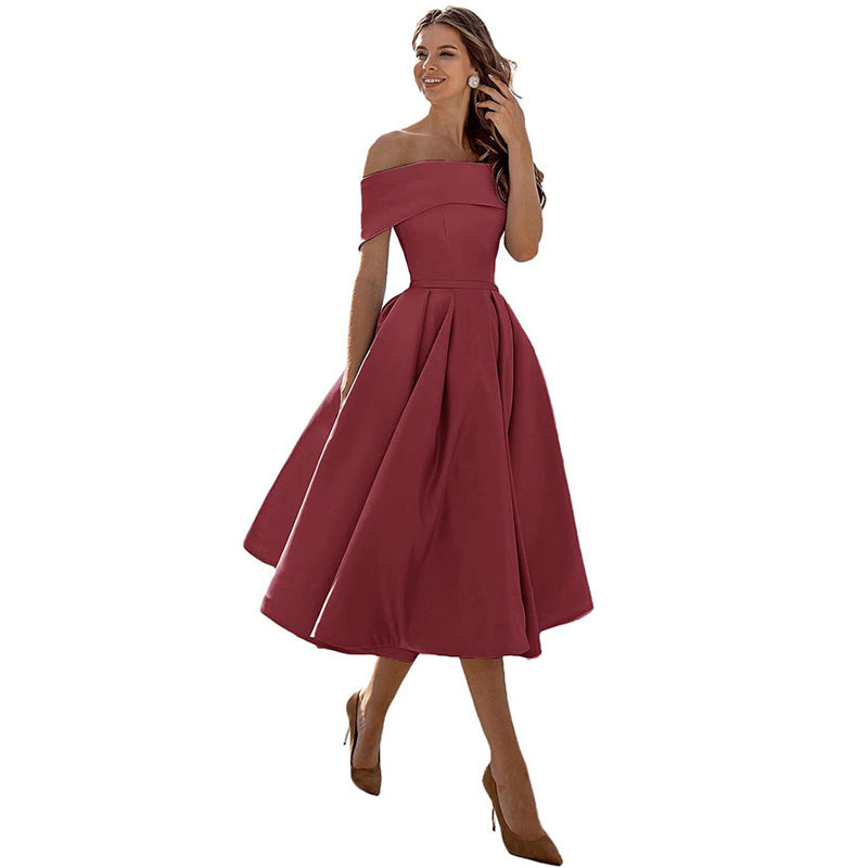 Ophelia | Women's Fancy Off-shoulder Dress | Elegant