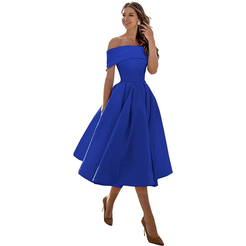 Ophelia | Women's Fancy Off-shoulder Dress | Elegant