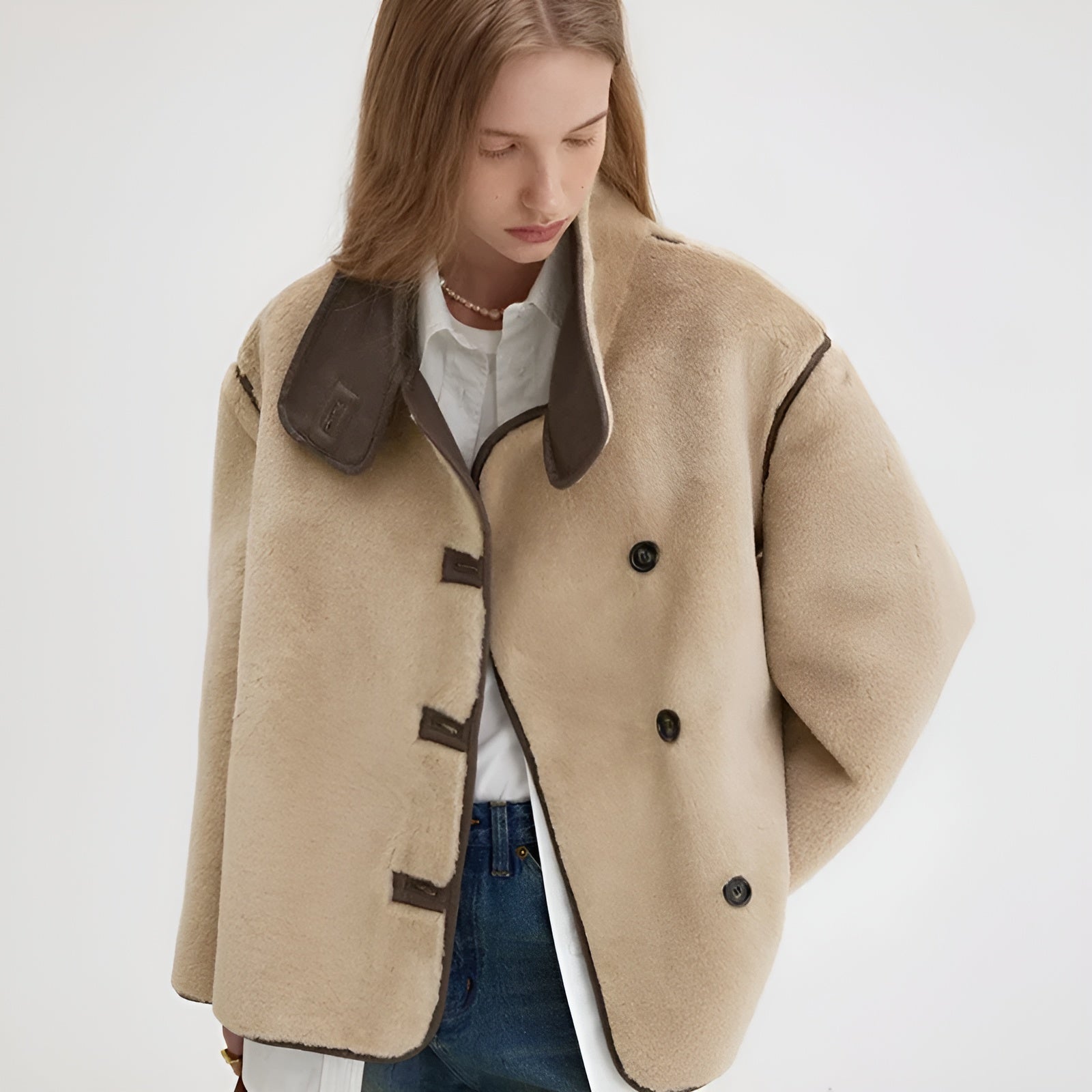 Hazel | Women’s Short Fluffy Jacket | Winter