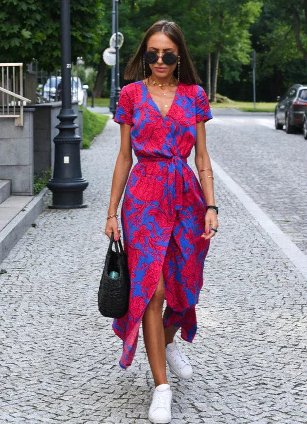 Lorna | Women's Printed Summer Dress | Midi