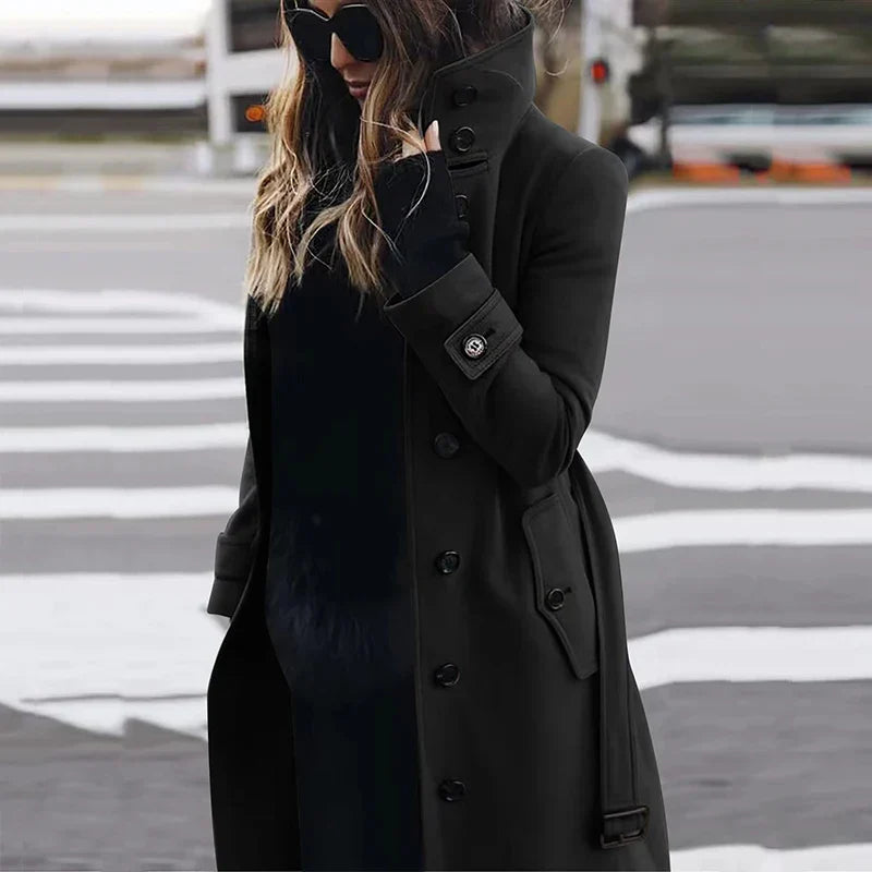 Anne | Women's Long Elegant Coat | Winter