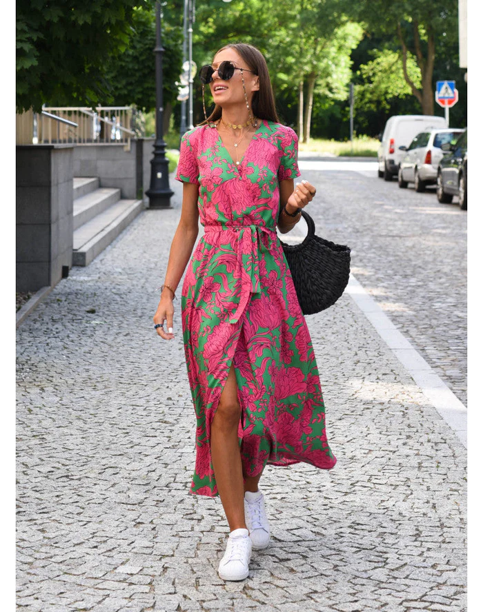 Lorna | Women's Printed Summer Dress | Midi