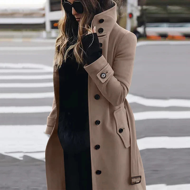 Anne | Women's Long Elegant Coat | Winter