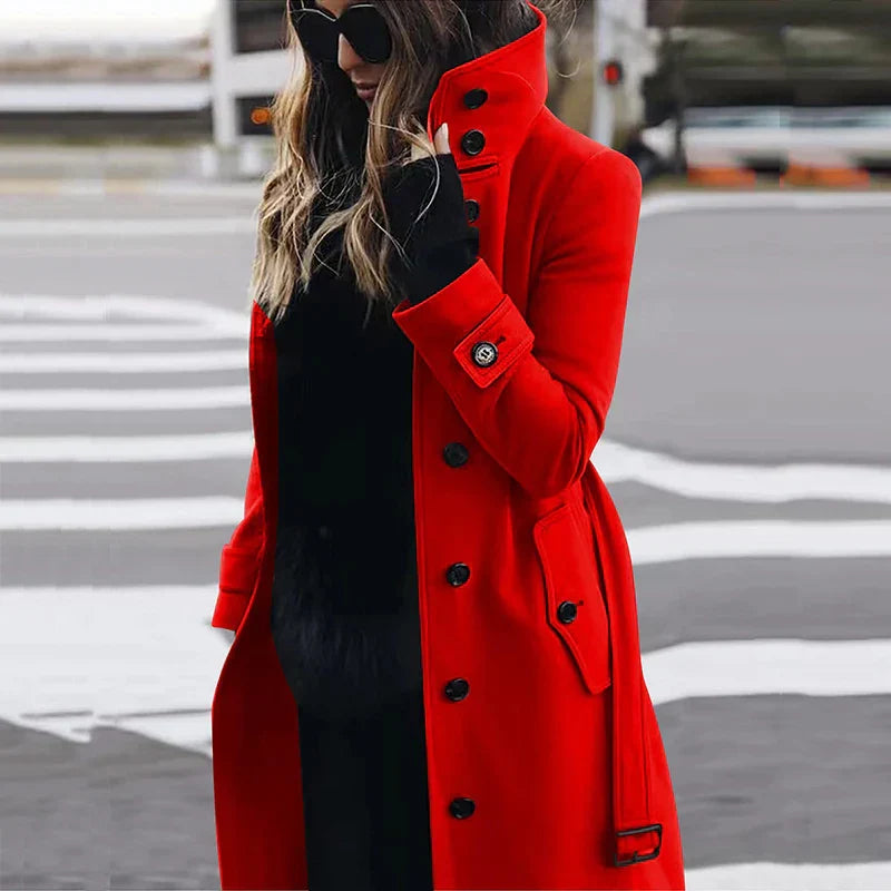 Anne | Women's Long Elegant Coat | Winter