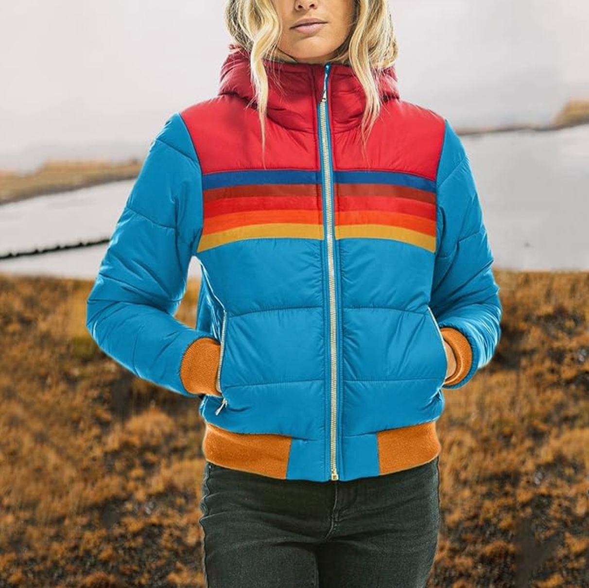 Women's Retro Hooded Jacket | Spring