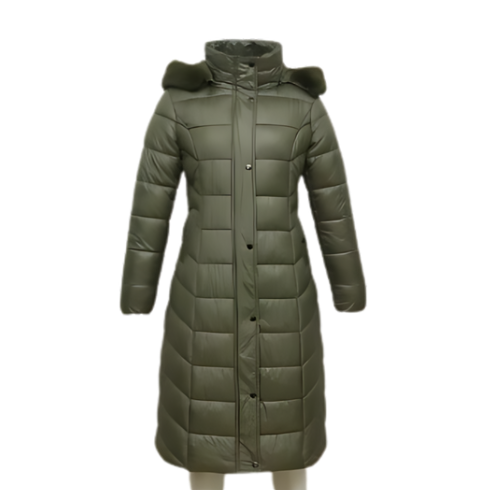 Women's Long Winter Parka Puffer Jacket | Hooded