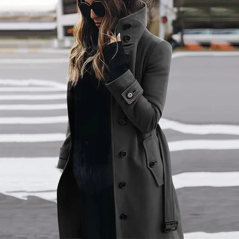 Anne | Women's Long Elegant Coat | Winter