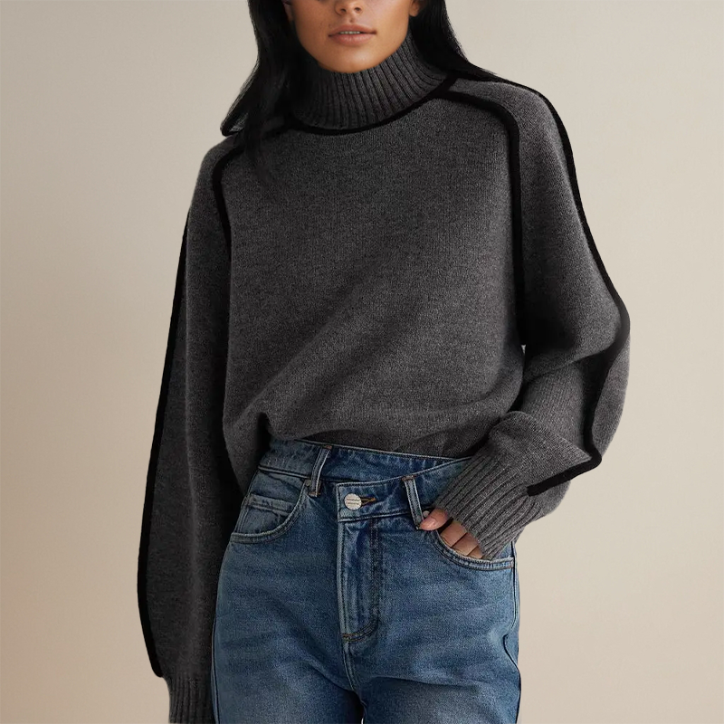 Aaliyah | Women’s Turtleneck Sweater | Oversized