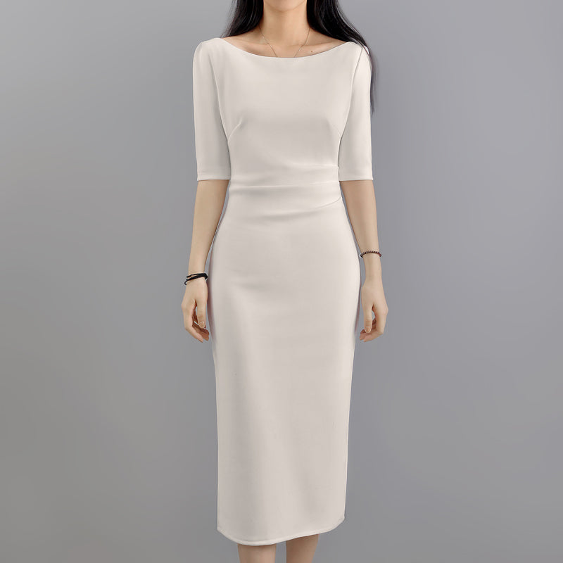 Janis | Women's Sophisticated Wedding Guest Dress |  Midi